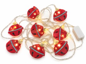 Guirnalda 10 luces calidas esferas navidad